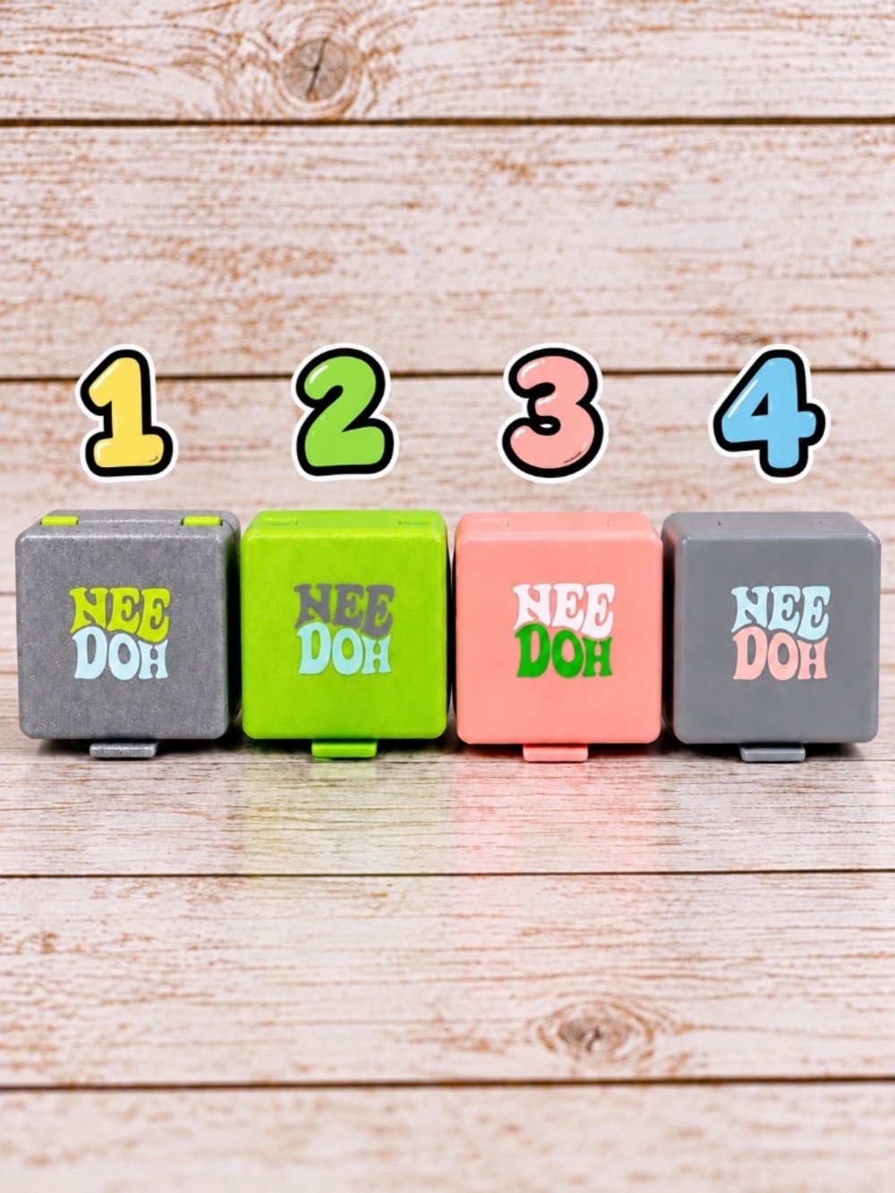 Custom 3D-Printed Nee-Doh Storage Box — Choose Your Color